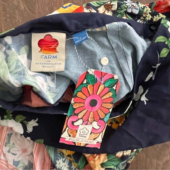 ANTHROPOLOGIE Farm Rio Fiji Midi Skirt - Picture 14 of 16